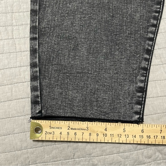 Ava & Viv Women's Mid-Rise Skinny Jeans Charcoal Gray Size 26 - Picture 10 of 12